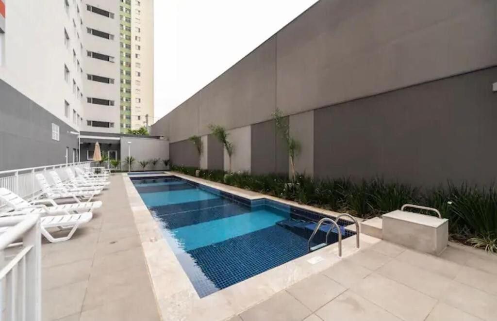 סאו פאולו Refinado Studio No Bras Com Piscina/Metro Bras מראה חיצוני תמונה