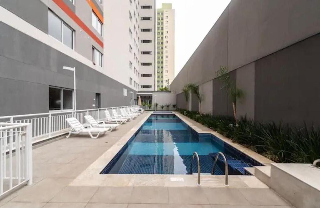 סאו פאולו Refinado Studio No Bras Com Piscina/Metro Bras מראה חיצוני תמונה