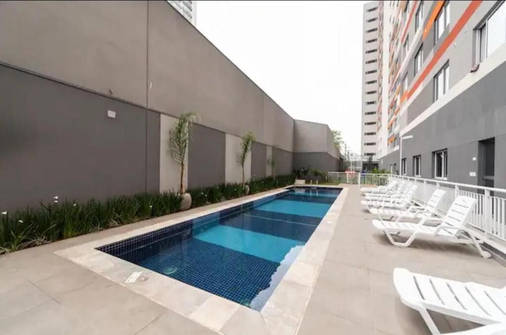 סאו פאולו Refinado Studio No Bras Com Piscina/Metro Bras מראה חיצוני תמונה